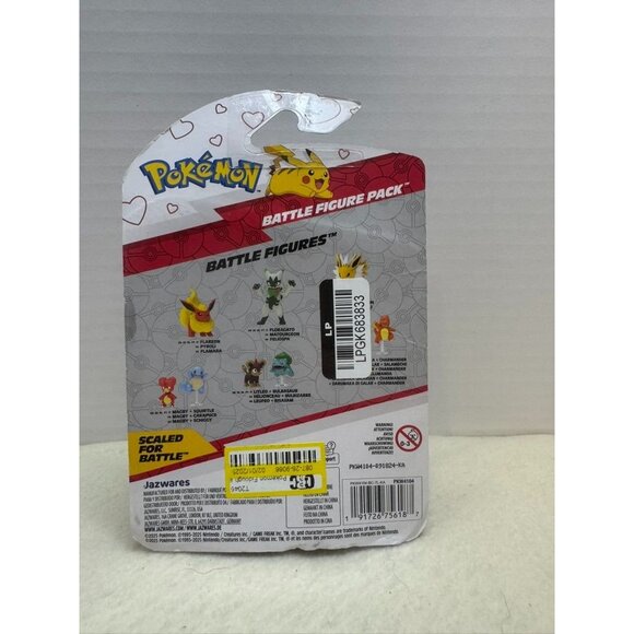 Pokémon Battle Figure Pack Featuring Pikachu & Yamper Collectible Toys - Picture 3 of 3